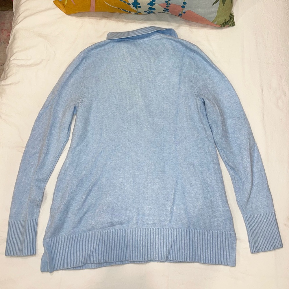 Lilly Pulitzer Button Neckline Collared Sweater - image 8